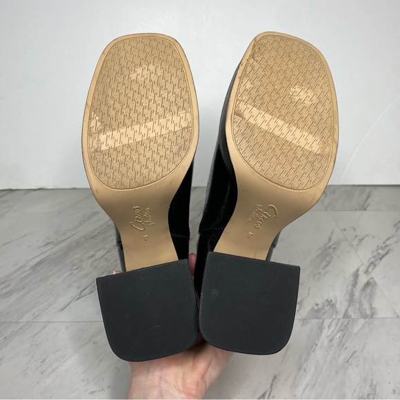 Circus Sam Edelman Stace Platform Black Patent Leather Heeled Bootie 8M - Picture 15 of 16